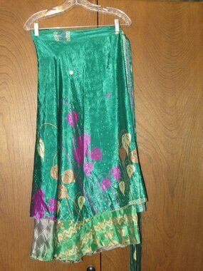 Darn Good Yarn XL Ankle size 14-20  Boho Gypsy Reversible